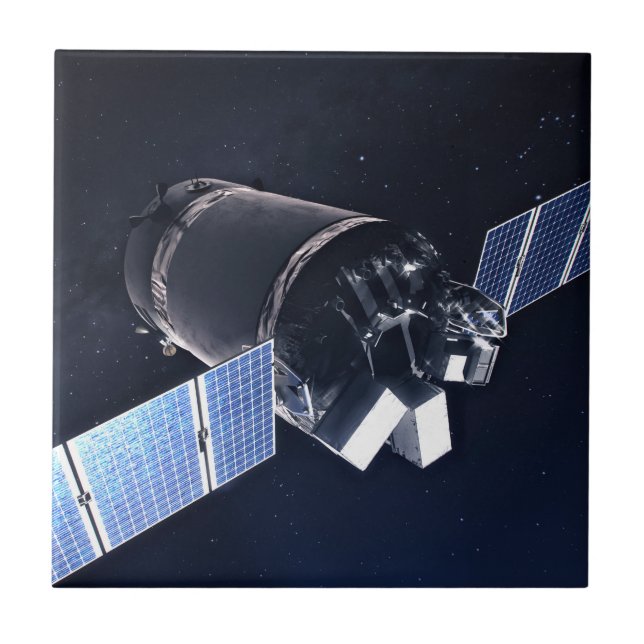 Illustration Of The Dragon Xl Spacecraft. Tile (Front)