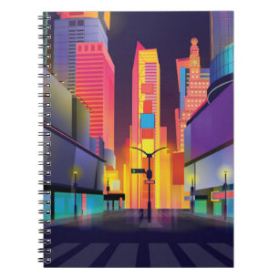 illustration of Times Square, New York Notebook