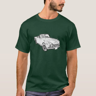 Illustration Of Triumph Tr4 Sports Car T-Shirt