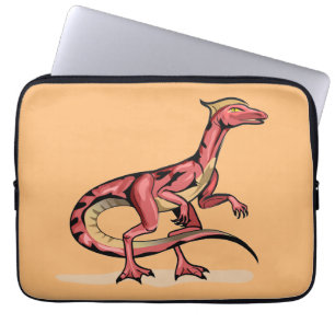 Illustration Of Velociraptor. Laptop Sleeve