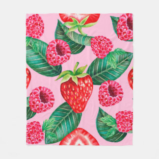 Illustration of watercolor hand drawn pattern with fleece blanket