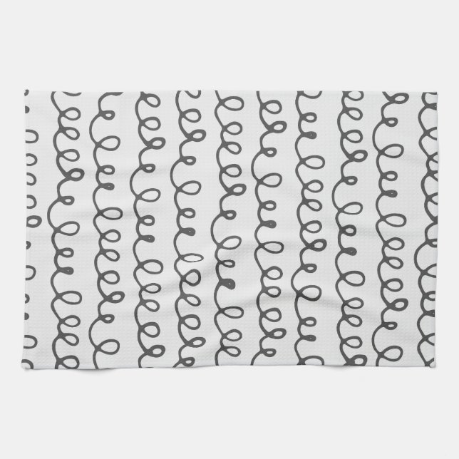 Illustration Pattern Beautiful Colour / Design Kitchen Towel (Horizontal)