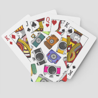 Illustration pattern photography camera playing cards