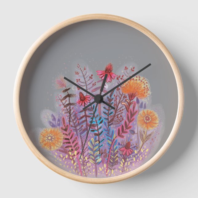 Illustration plante Horloge (Recto)