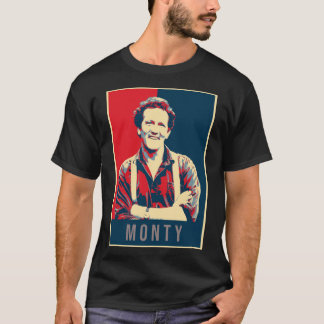 Illustration Pop Art Monty Don TV Presenter Garden T-Shirt