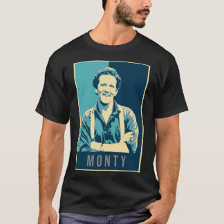 Illustration Pop Art Monty Don TV Presenter Garden T-Shirt