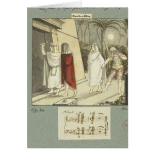 Illustration pour la cannelure magique de Mozart