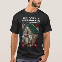 Illustration publicitaire de T-shirt Birdhouse