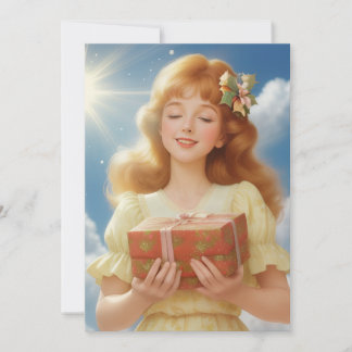 Illustration rétro de Noël Holiday Card