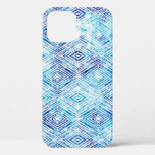 Illustration seamless boho geometric pattern isola iPhone 12 case