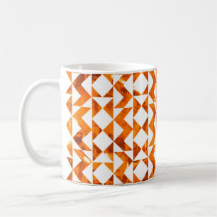 Illustration seamless boho geometric pattern isola coffee mug