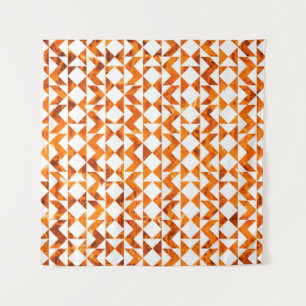 Illustration seamless boho geometric pattern isola tapestry