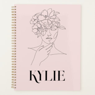Illustration simple Abstrait Line Art Femme