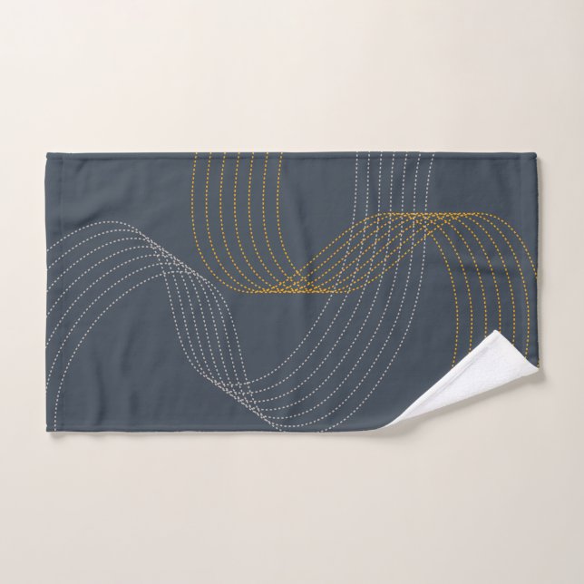 Illustration simple, moderne, élégante, fraîche, à (Serviette à main)
