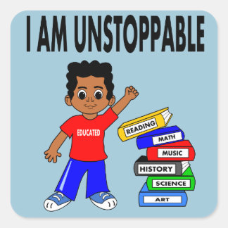 Illustration Stickers Livres Africains-Américains