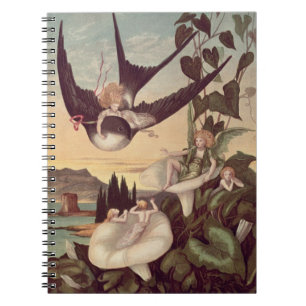 Illustration to 'Thumbkinetta', by Hans Christian Notebook