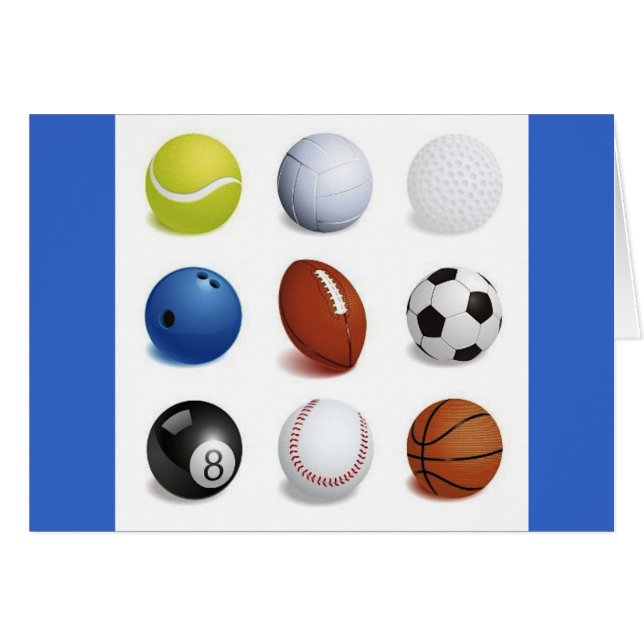Illustration vectorielle des balles de sport (Devant horizontal)