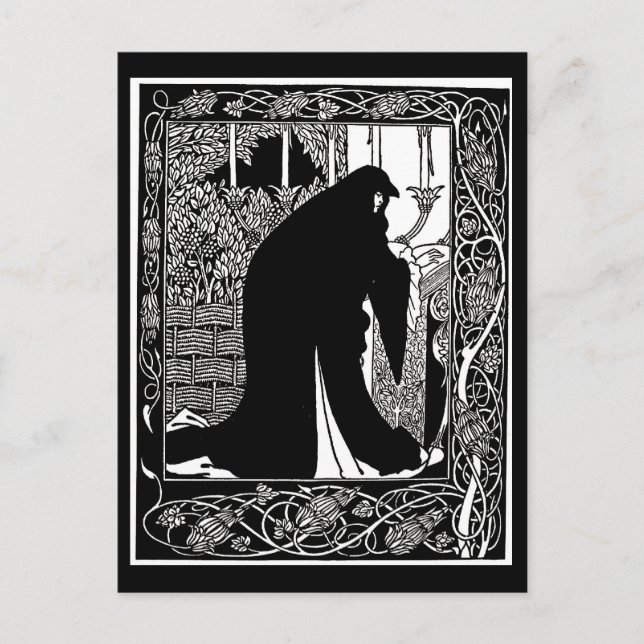 Illustration Vintage carte postale - Aubrey Beards (Devant)