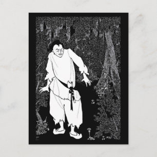 Illustration Vintage carte postale-Aubrey Beardsle