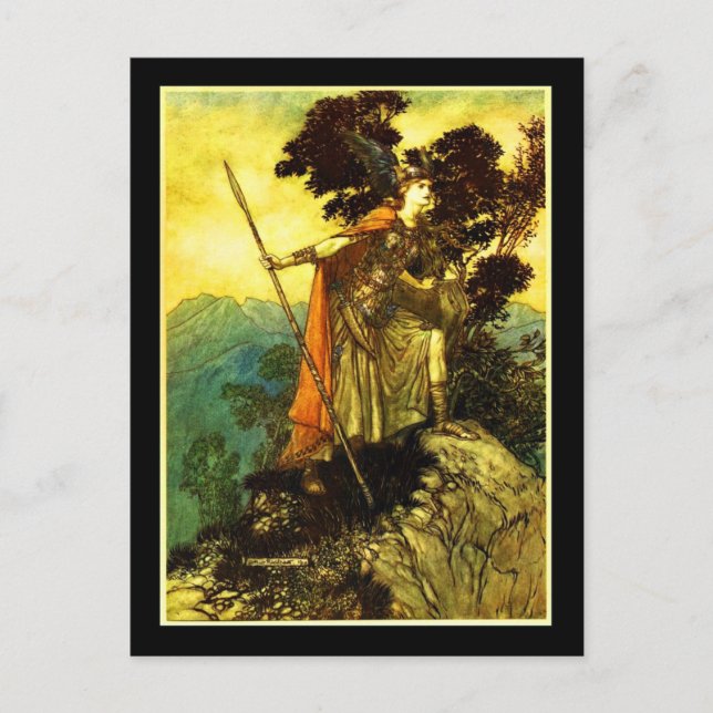 Illustration Vintage carte postale-Rackham 10 (Devant)