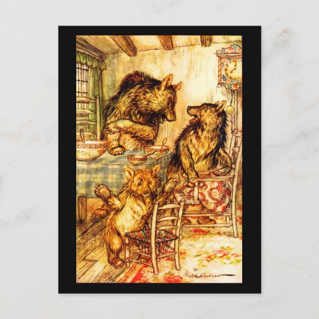 Illustration Vintage carte postale-Rackham 36 (Devant)