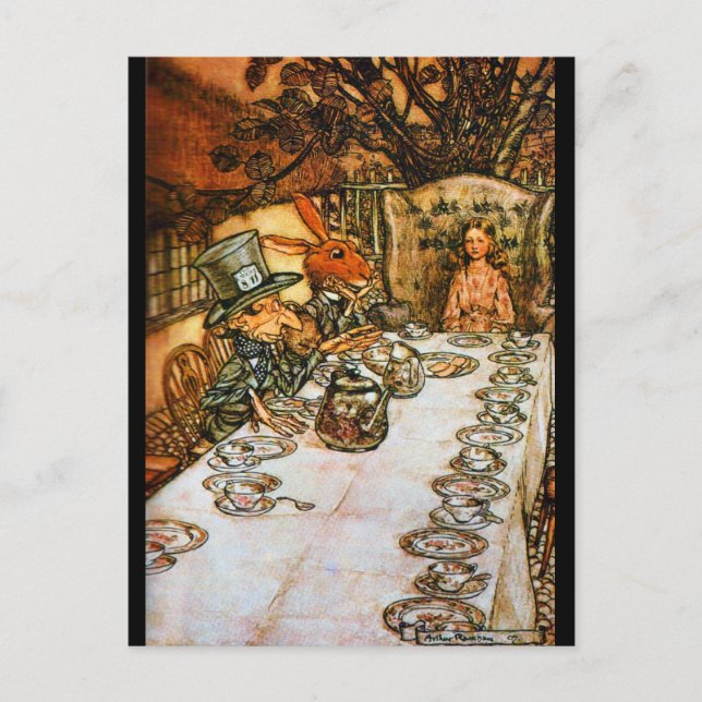 Illustration Vintage carte postale-Rackham 7 (Devant)