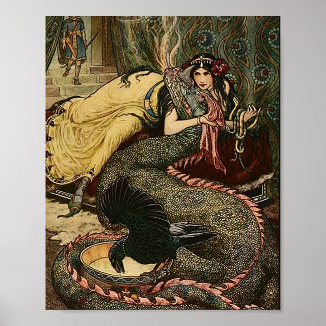 Illustration vintage Frank C. Pape Affiche (Devant)