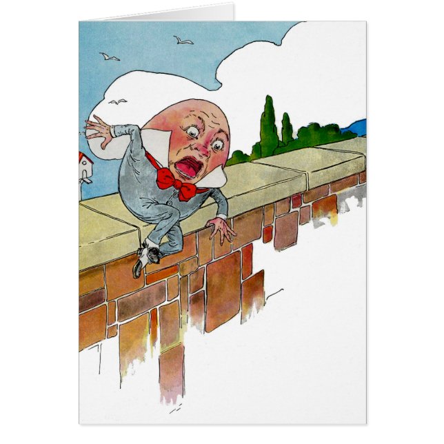 Illustration vintage Humpty Dumpty Nursery Rhyme (Devant)