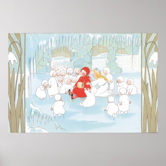 Illustration vintage par Sibylle Von Olfers Poster (Devant)