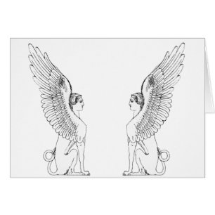 Illustration vintage Sphinx