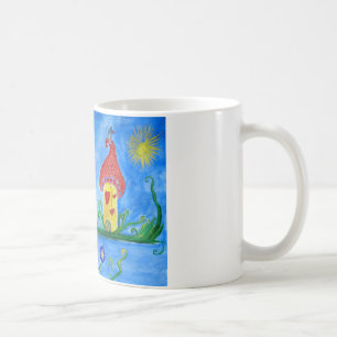 Illustration Whimsical Enfant classique Mug blanc