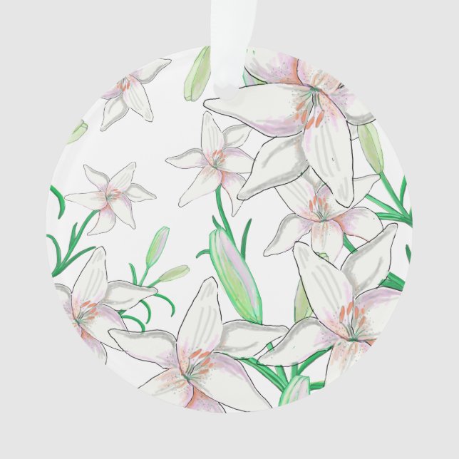 Illustration White Lilies (devant)