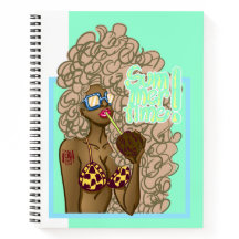 Illustration woman in the summertime