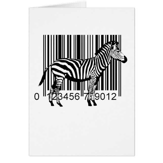 Illustration Zebra du code barre (Devant)