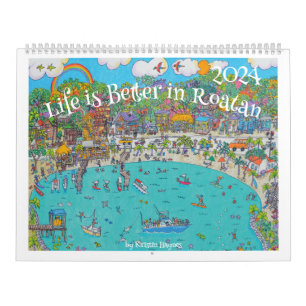 Illustrations des Caraïbes par Calendrier Kristin