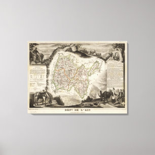 Illustrations, landscapes canvas print