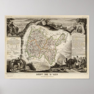 Illustrations, landscapes poster