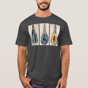 Illustrations of alchemical flasks from Splendour T-Shirt
