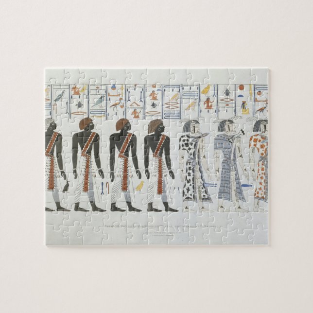 Illustrations of hieroglyphics from the Tombs of t Jigsaw Puzzle (Horizontal)