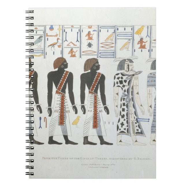 Illustrations of hieroglyphics from the Tombs of t Notebook (Front)