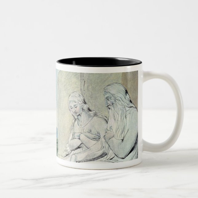 Illustrations of the Book of Job Two-Tone Coffee Mug (Right)
