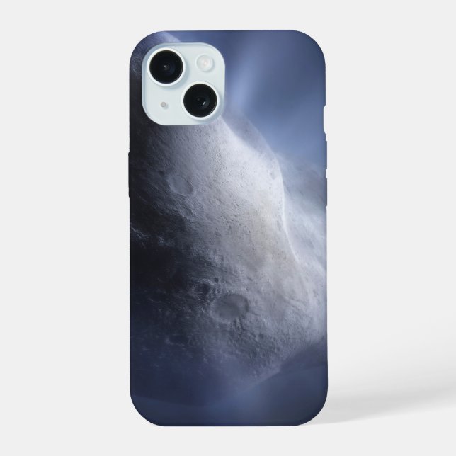 Illustrative Close-Up The Comet Tempel. iPhone 15 Case (Back)