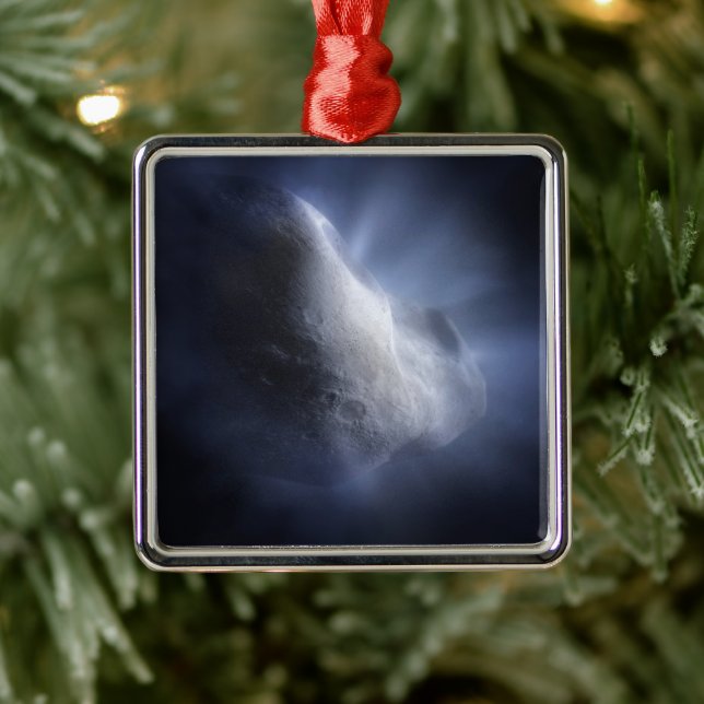 Illustrative Close-Up The Comet Tempel. Metal Ornament (Tree)
