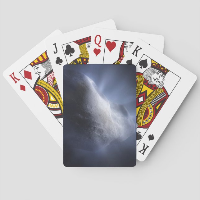 Illustrative Close-Up The Comet Tempel. Playing Cards (Back)