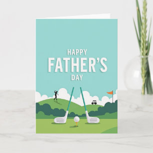 Illustrative Fathers Day Sport Card