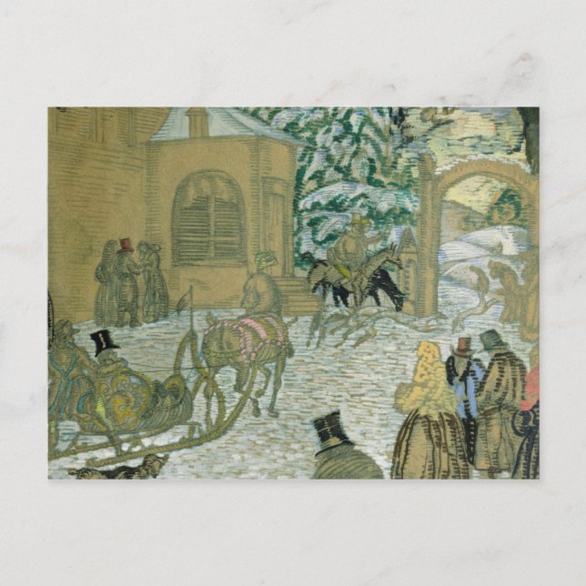 Illustraton for 'Dubrovsky', by Alexander Pushkin Postcard (Front)