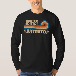 ILLUSTRATOR Funny Job Title Profession Birthday Wo T-Shirt