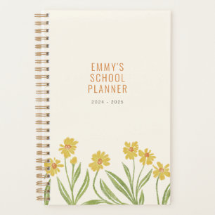 Illustré de beaux Fleurs sauvages jaunes
