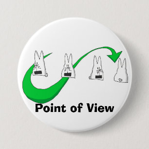 illy14 punti di vista verde, Point of View 3 Inch Round Button