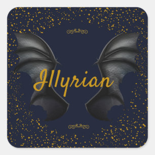 Illyrian Wings  Square Sticker
